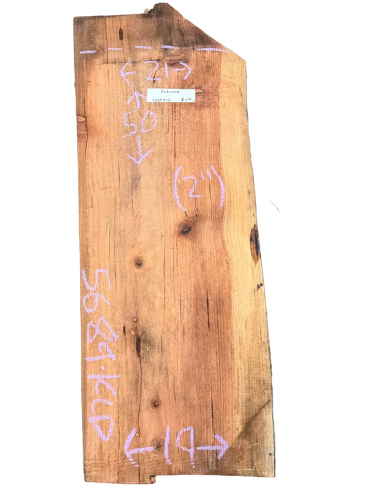 Redwood Live Edge Slab 5689.KLD