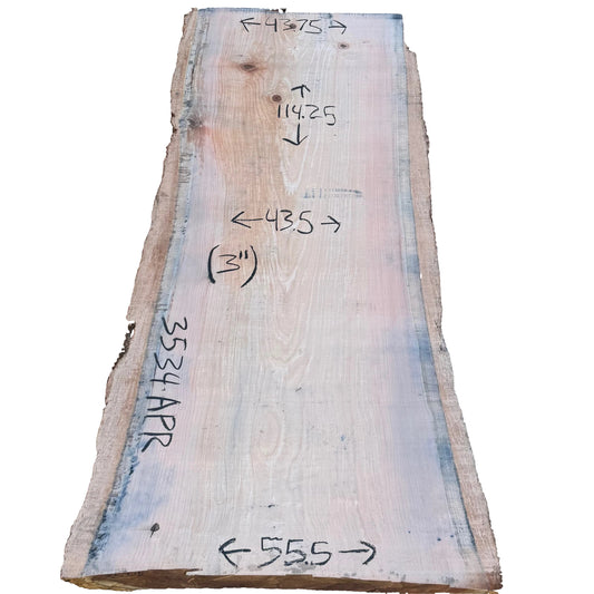 Redwood Live Edge Slab 3534.APR