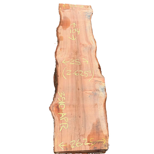 Redwood Live Edge Slab 3510.APR