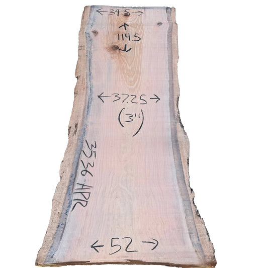 Redwood Live Edge Slab 3536.APR