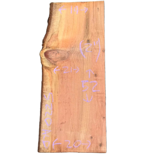 Redwood Live Edge Slab 5220.KLD