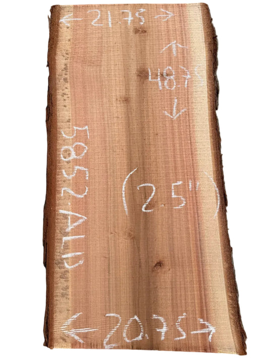 Redwood Live Edge Slab 5852.ALD