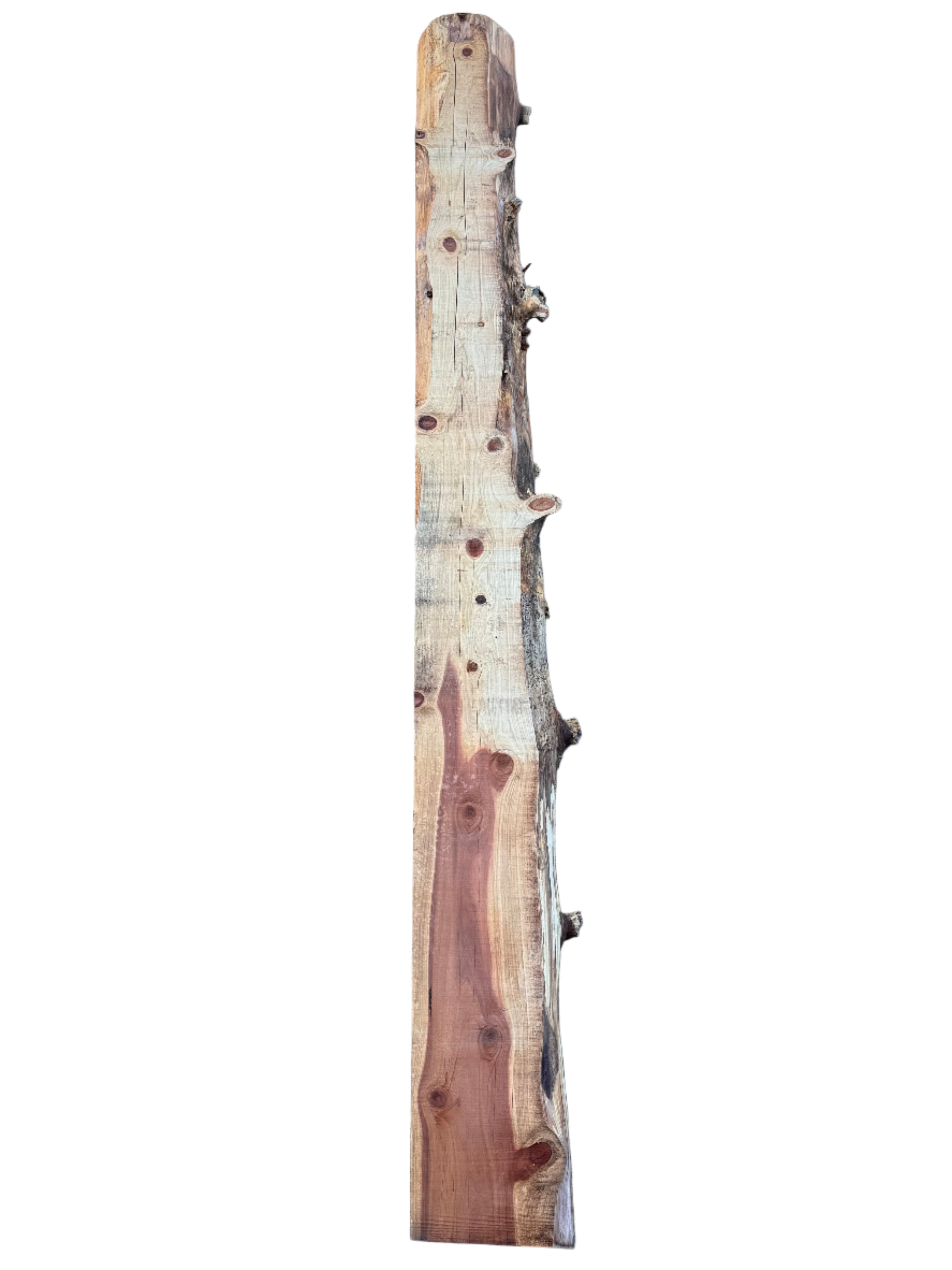 Visual Reference: Redwood Live Edge Slab 5256 Ald Peroba Reclaimed Wood Live