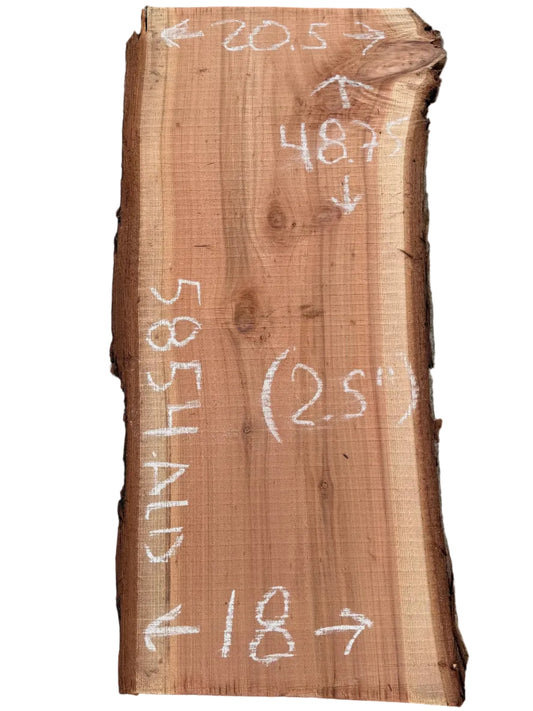 Redwood Live Edge Slab 5854.ALD