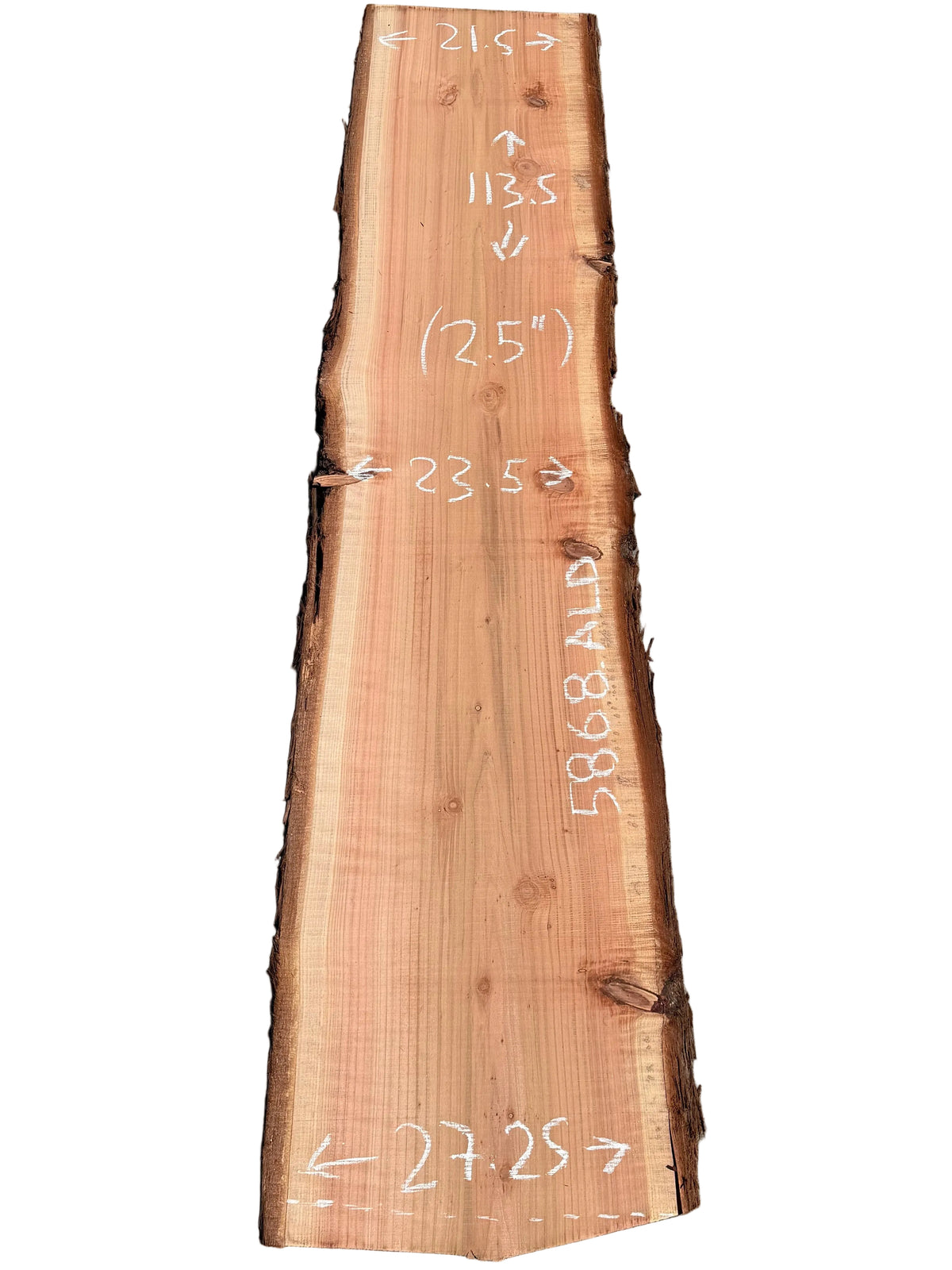 Redwood Live Edge Slab 5868.ALD