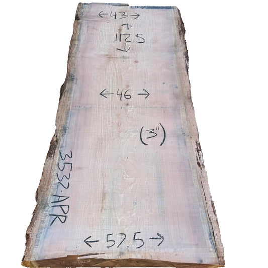 Redwood Live Edge Slab 3532.APR