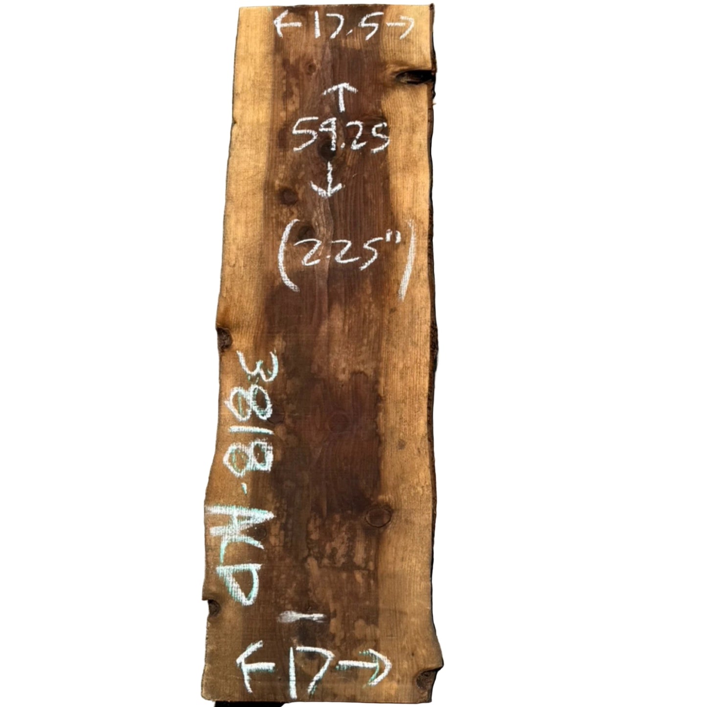 Giant Sequoia Live Edge Slab 3818.KLD