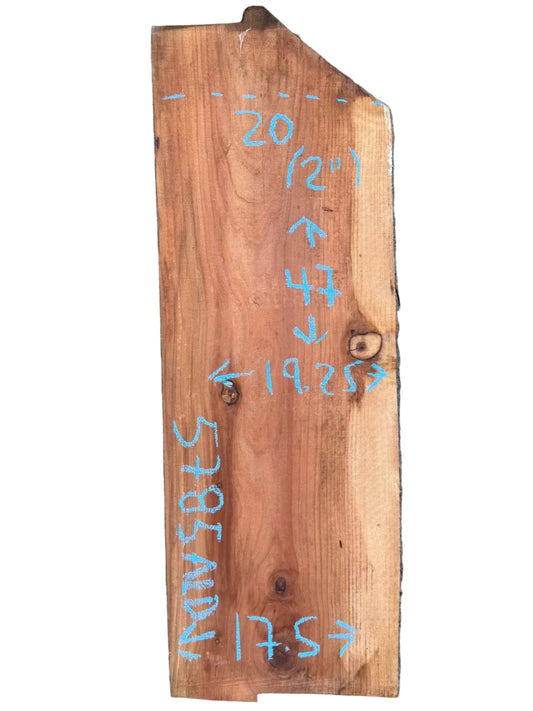 Redwood Live Edge Slab 5785.ALD