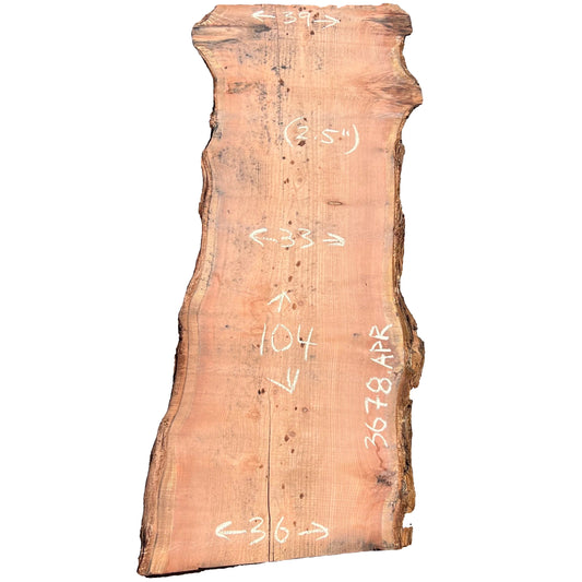 Redwood Live Edge Slab 3678.APR