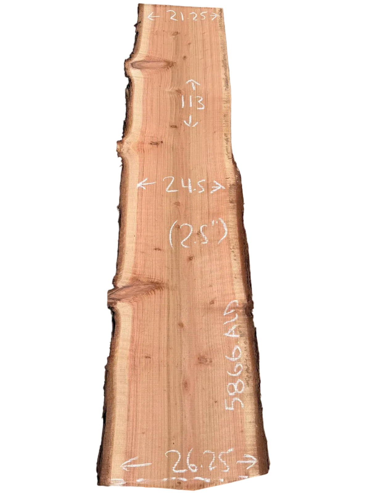 Redwood Live Edge Slab 5866.ALD