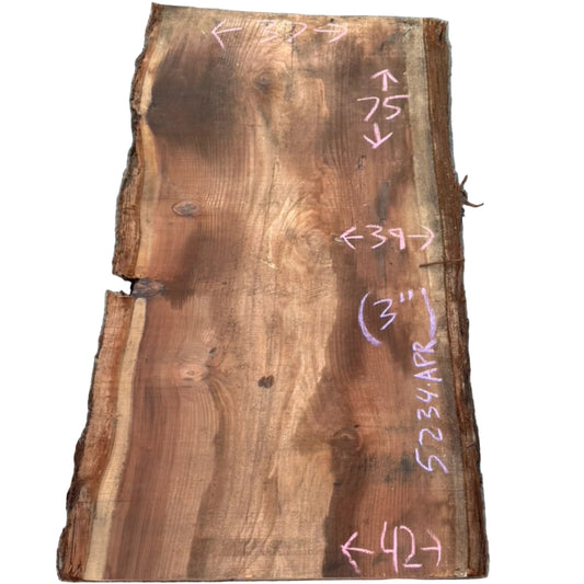 Redwood Live Edge Slab 5234.APR