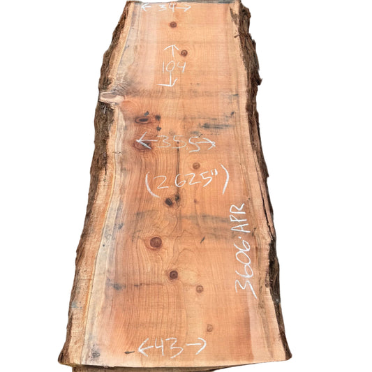Redwood Live Edge Slab 3606.APR