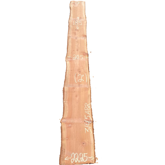 Redwood Live Edge Slab 3145.ABR