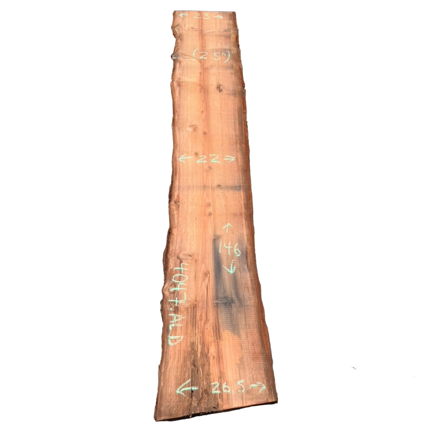 Redwood Live Edge Slab 4047.ALD