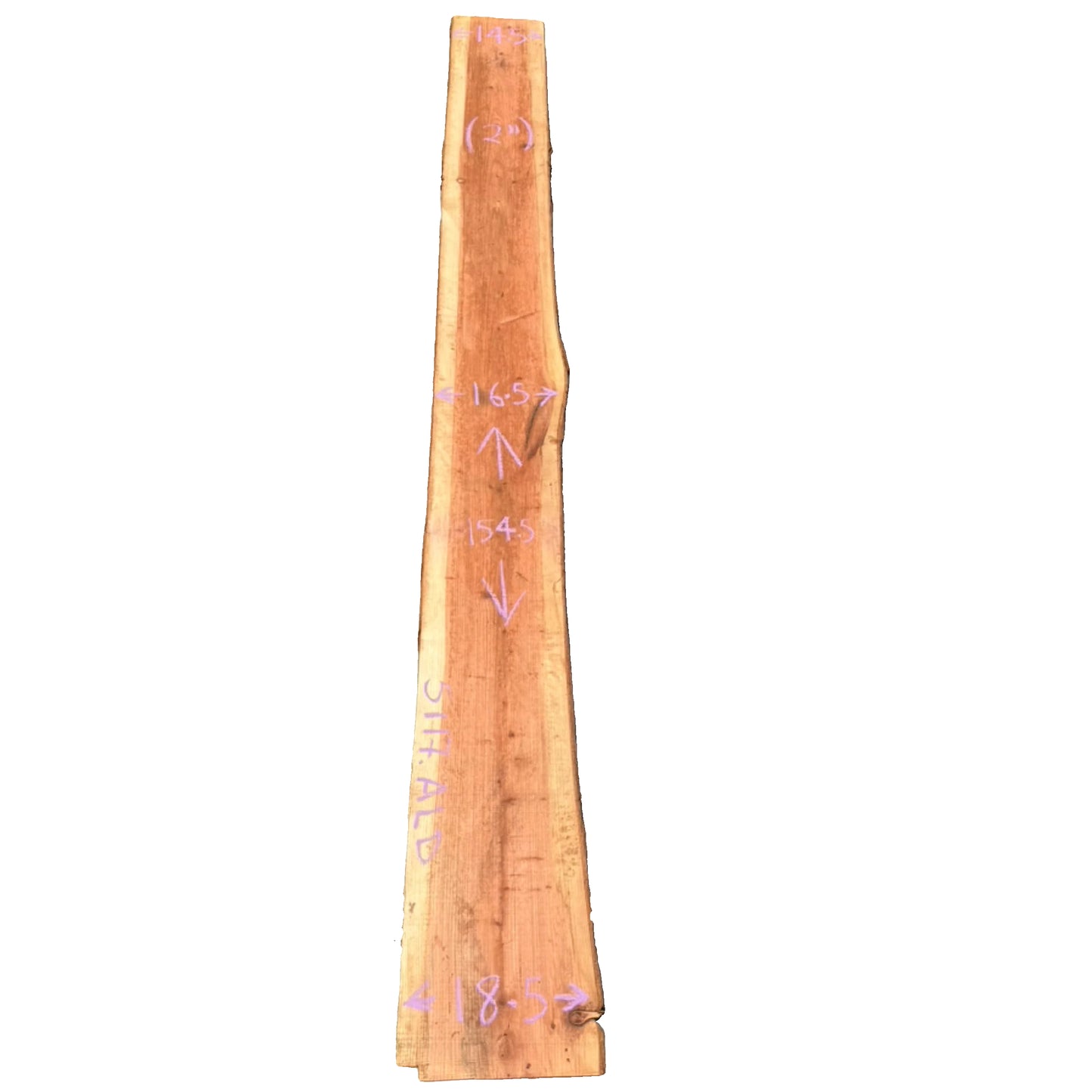 Redwood Live Edge Slab 5117.ALD