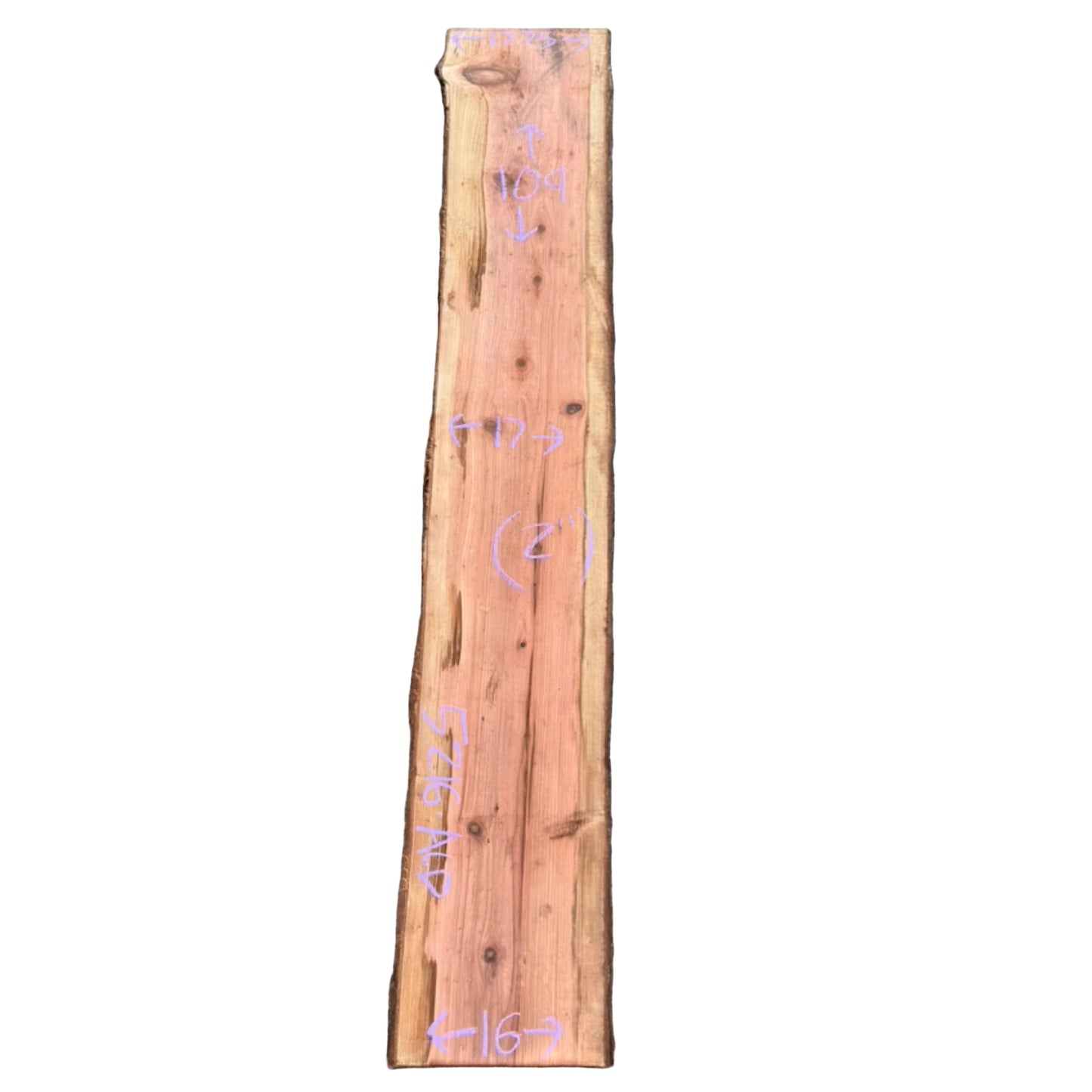 Redwood Live Edge Slab 5216.ALD