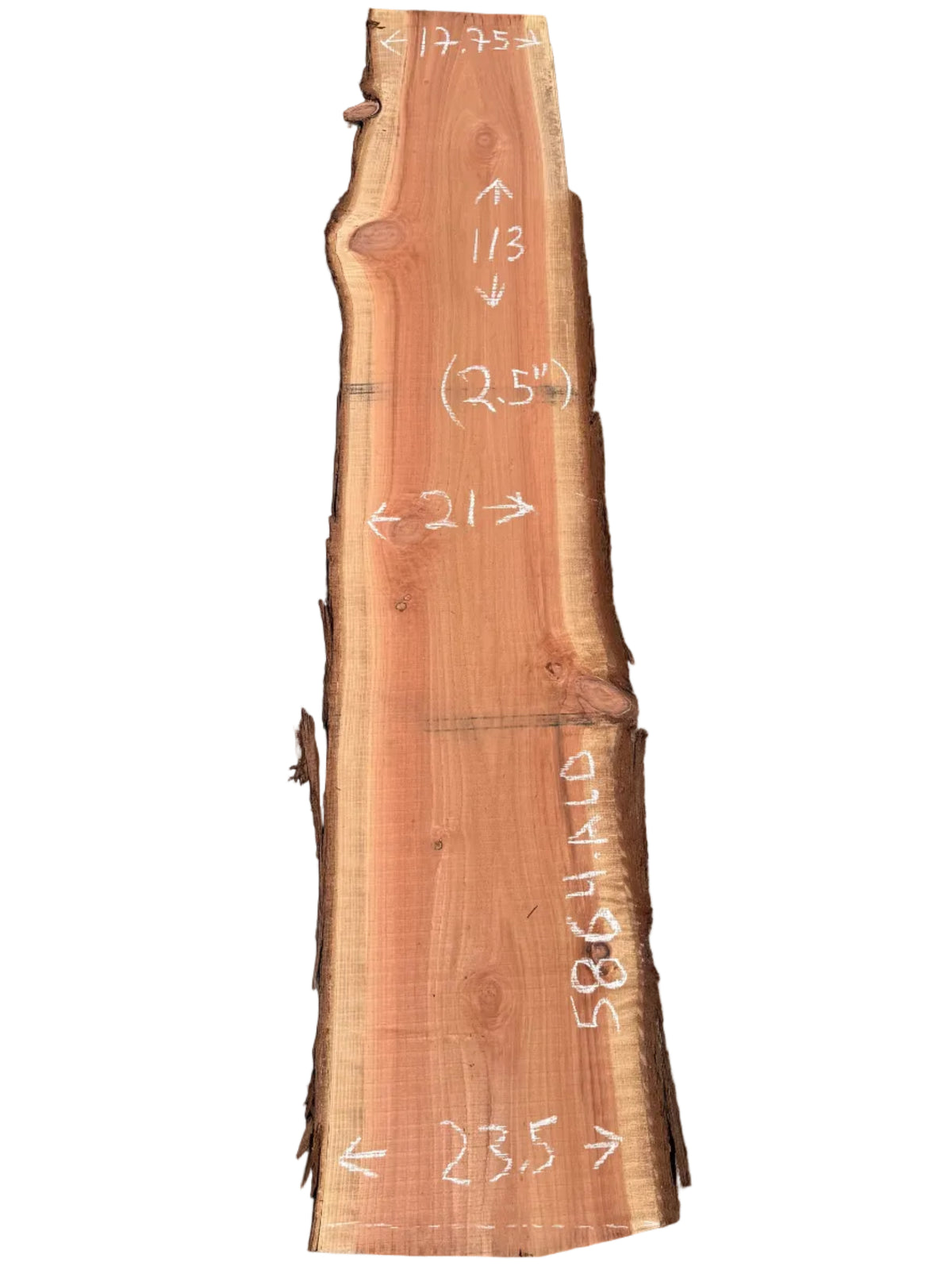 Redwood Live Edge Slab 5864.ALD