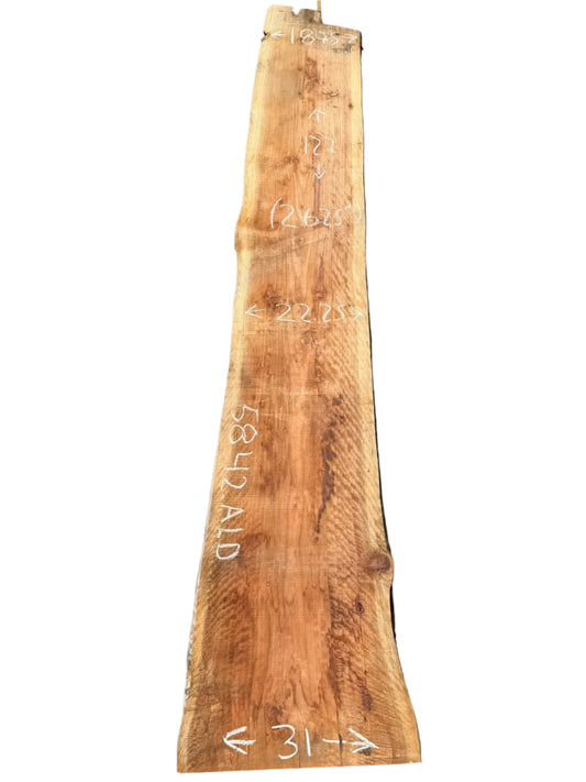 Redwood Live Edge Slab 5842.ALD
