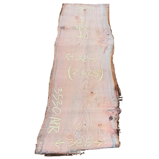 Redwood Live Edge Slab 3530.APR