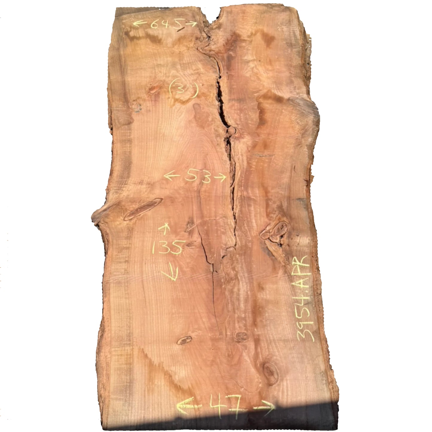 Redwood Live Edge Slab 3954.APR