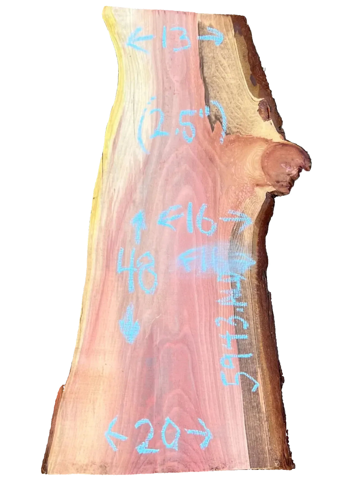 Redwood Live Edge Slab 5943.ALD