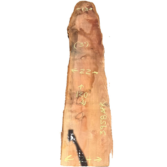 Redwood Live Edge Slab 3958.APR