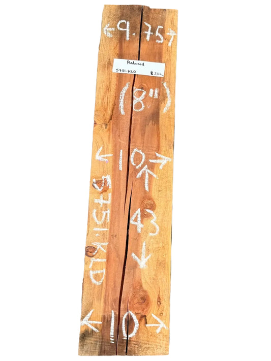 Redwood Live Edge Slab 5751.KLD