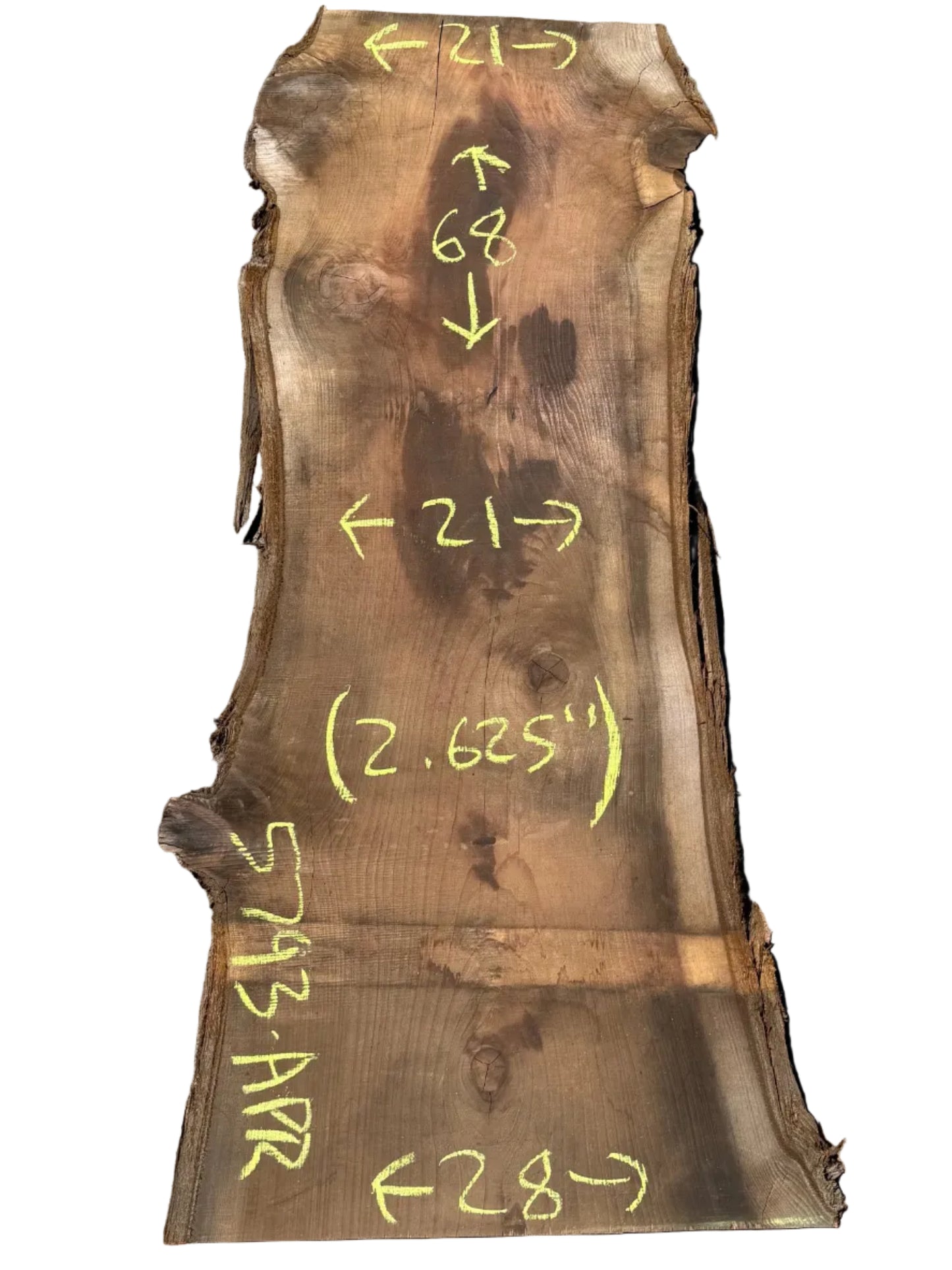 Redwood Live Edge Slab 5793.APR