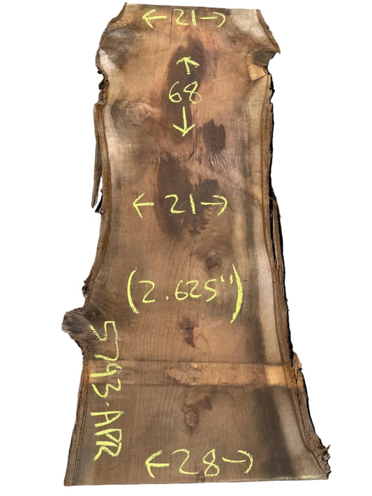 Redwood Live Edge Slab 5793.APR
