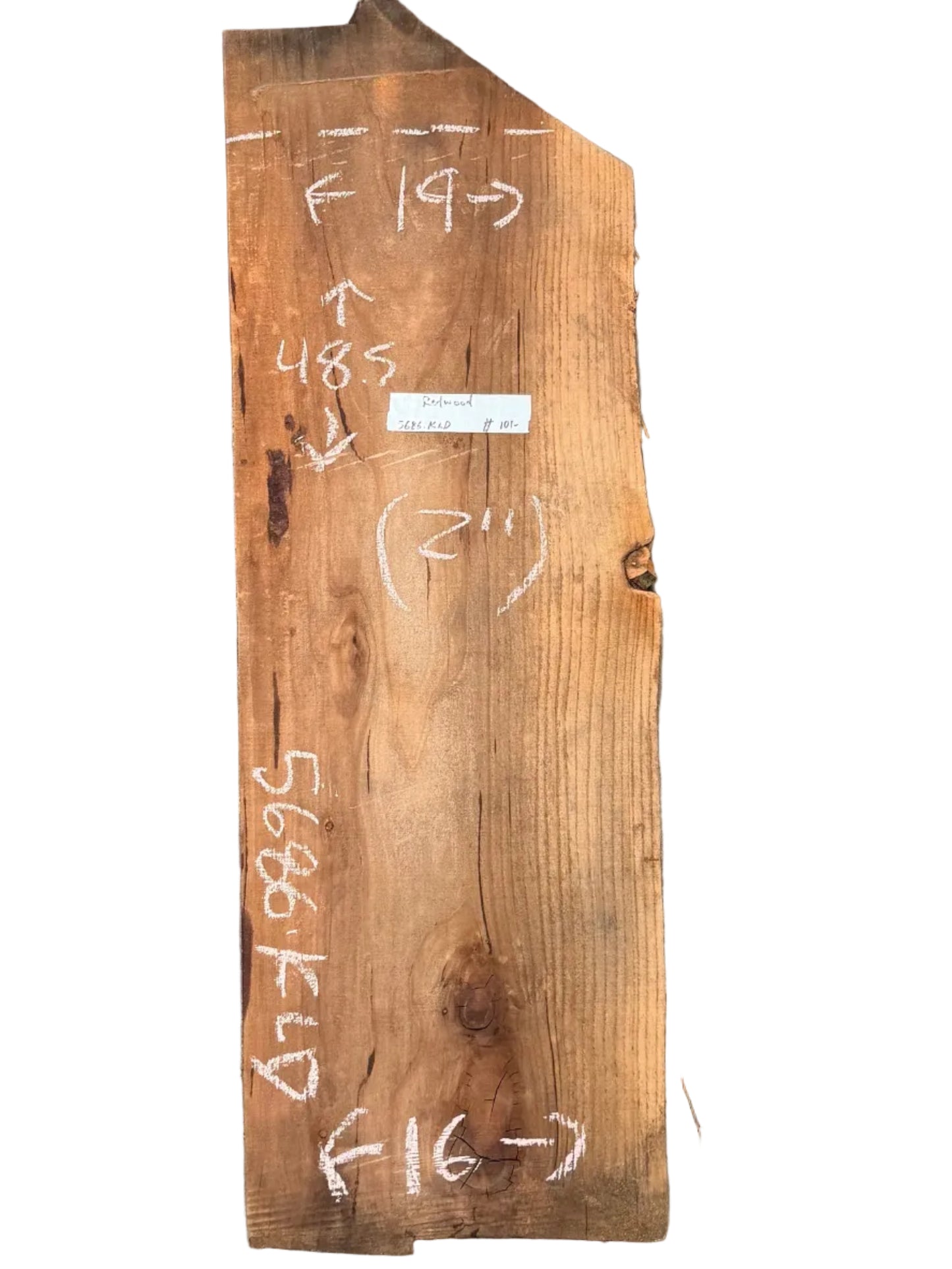 Redwood Live Edge Slab 5686.KLD