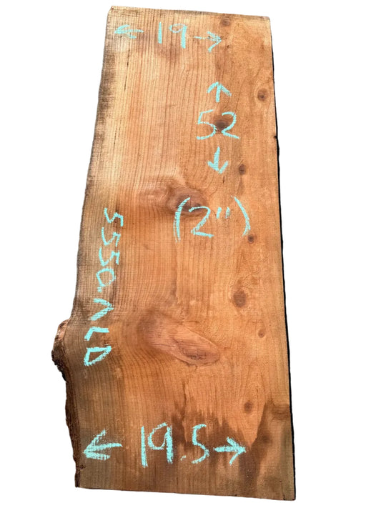 Redwood Live Edge Slab 5550.ALD