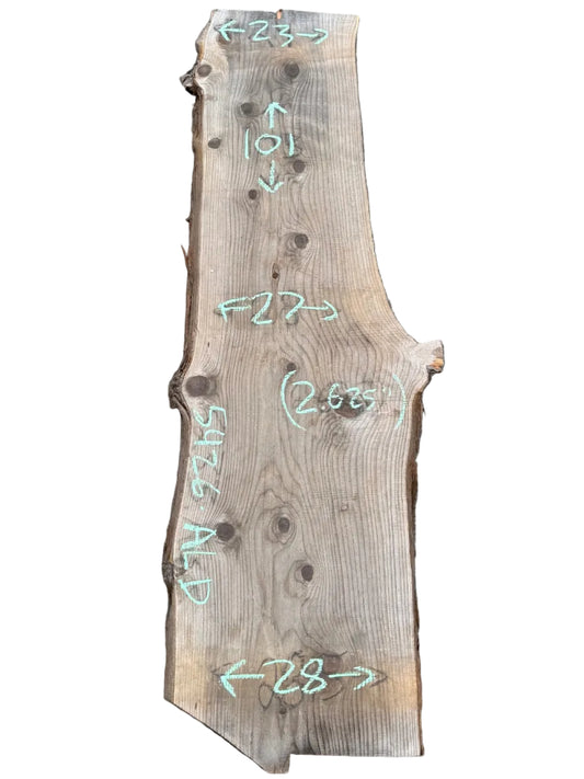 Redwood live edge wood slab