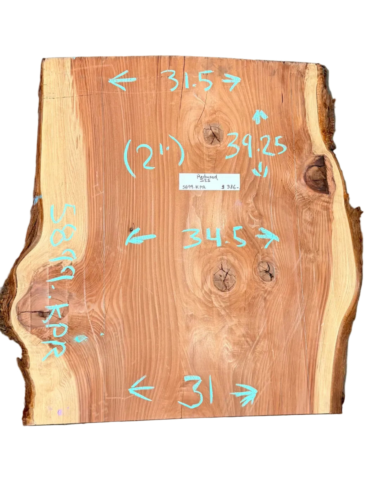 Redwood Live Edge Slab S2S 5899.KPR
