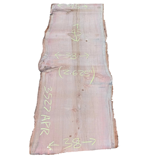 Redwood Live Edge Slab 3527.APR