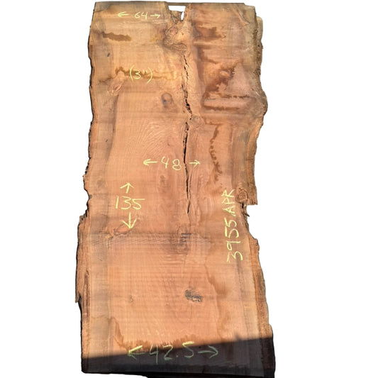 Redwood Live Edge Slab 3955.APR