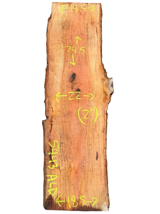 Redwood Live Edge Slab 5443.ALD