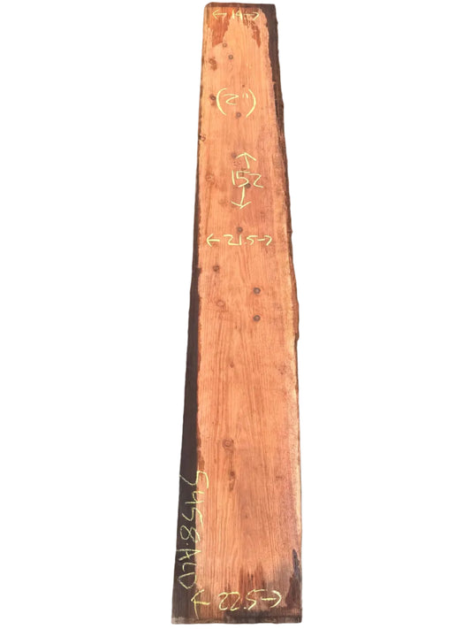 Redwood Live Edge Slab 5458.ALD