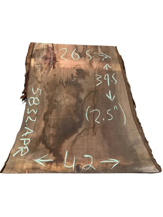 Redwood Live Edge Wood Slab 5832.ALD