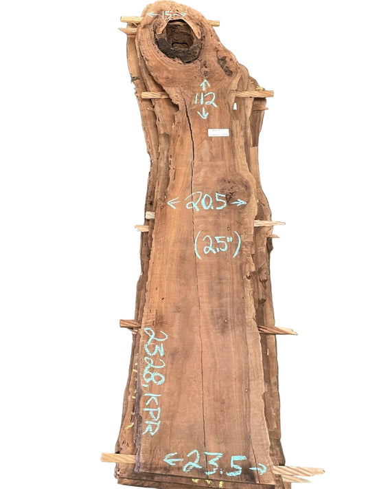 Claro Walnut Live Edge Slab 2329.APR