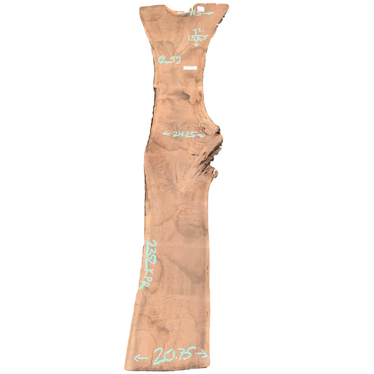 Claro Walnut Live Edge Slab 2352.KPR