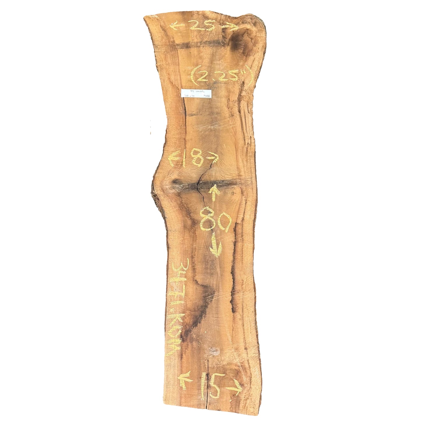 Bay Laurel Live Edge Slab 3471.KOM