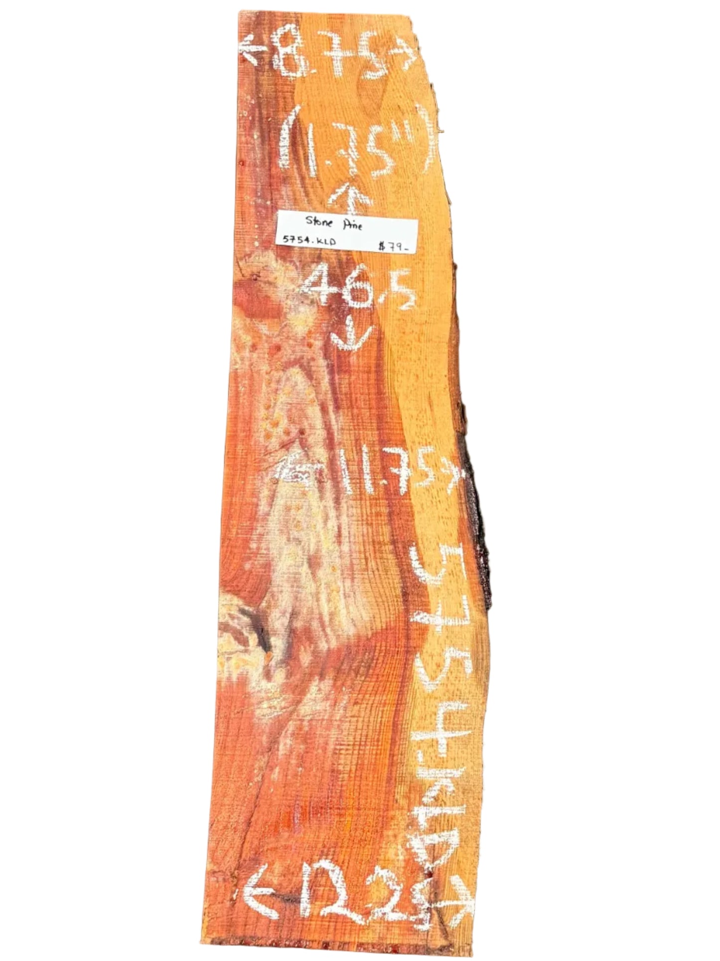 Stone Pine Live Edge Slab 5754.KLD