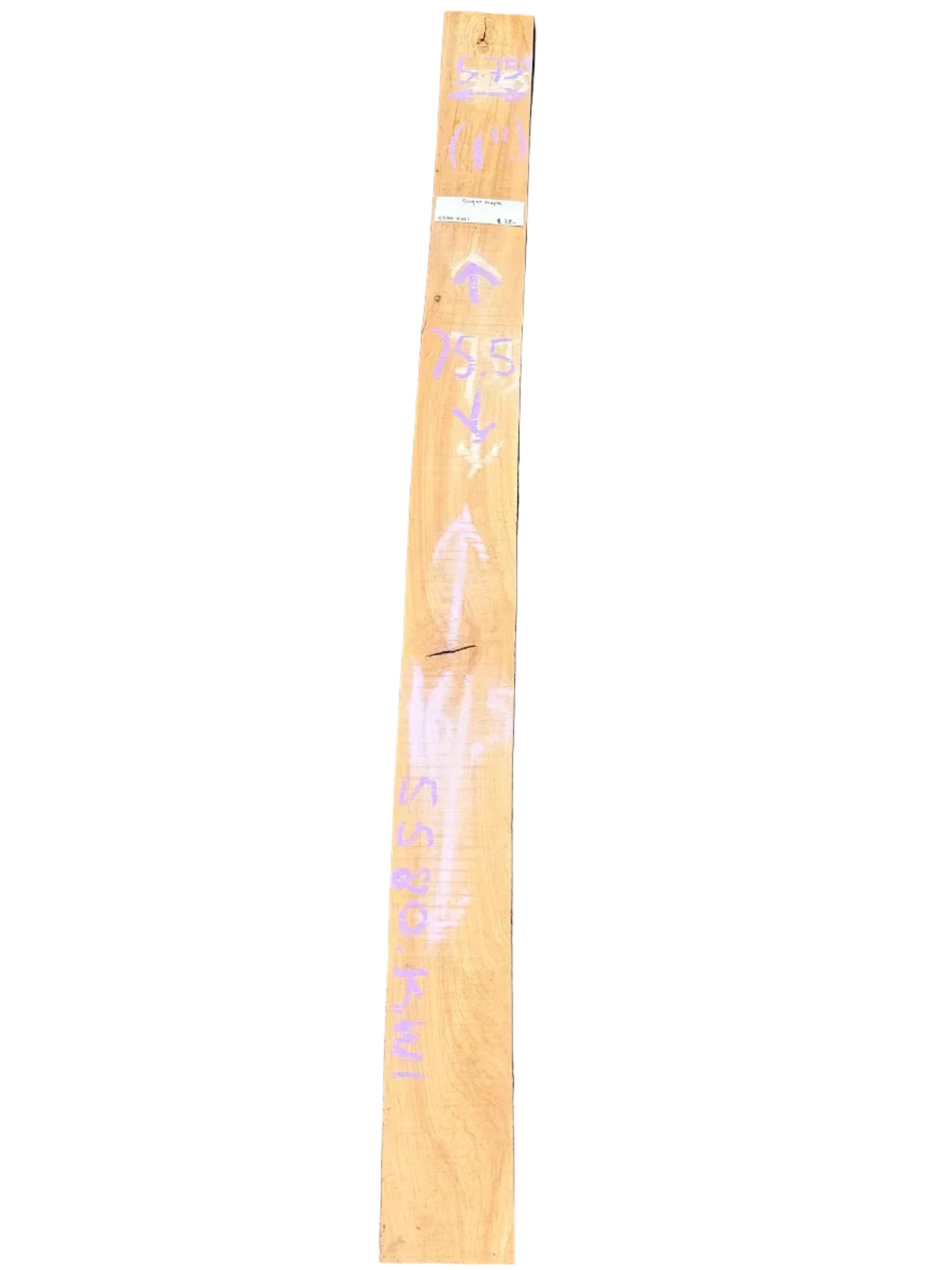 Sugar Maple Rough Sawn Lumber 5580.KWI