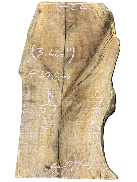 Sycamore live edge wood slab
