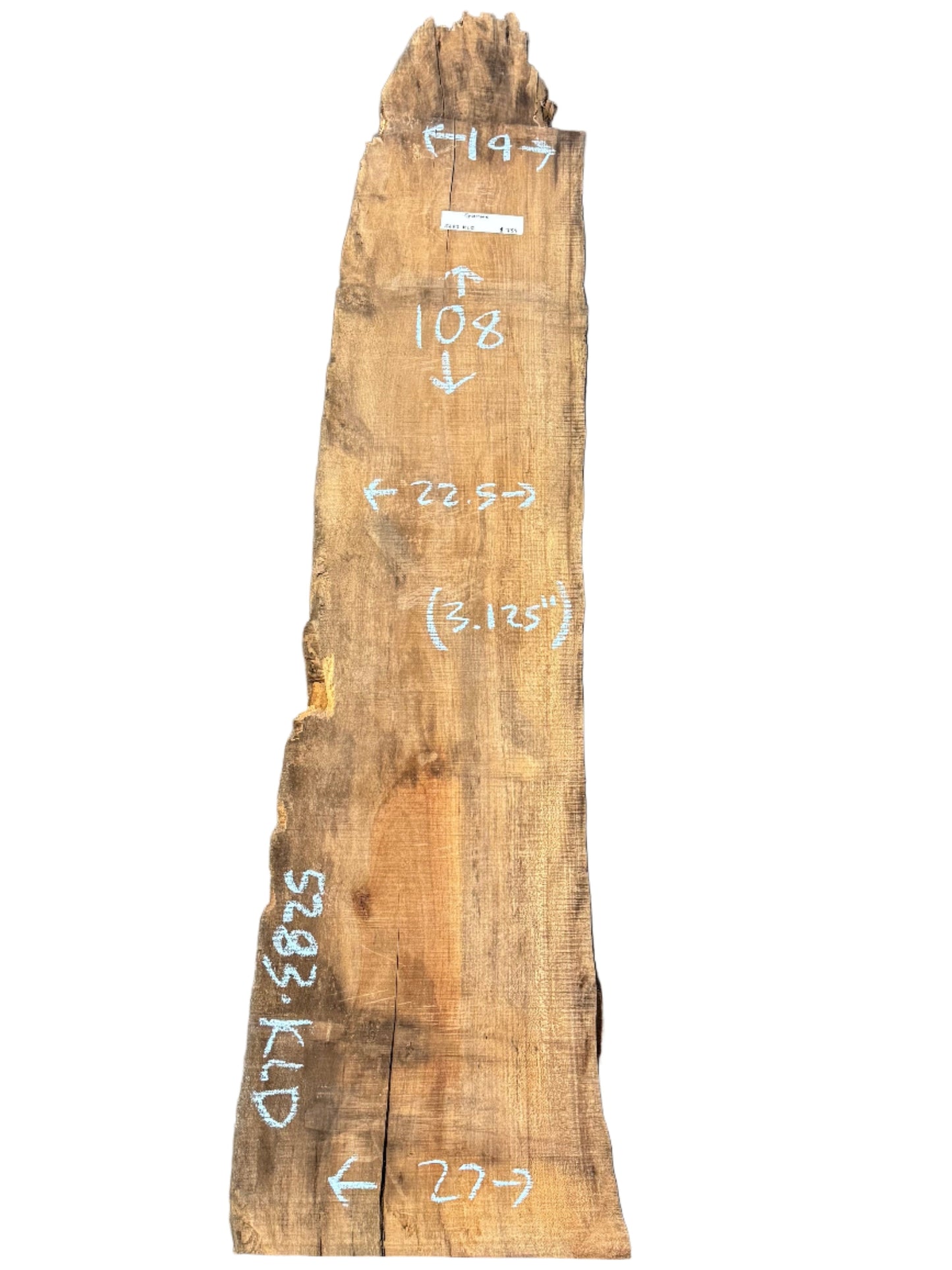 Sycamore Live Edge Slab 5283.KLD