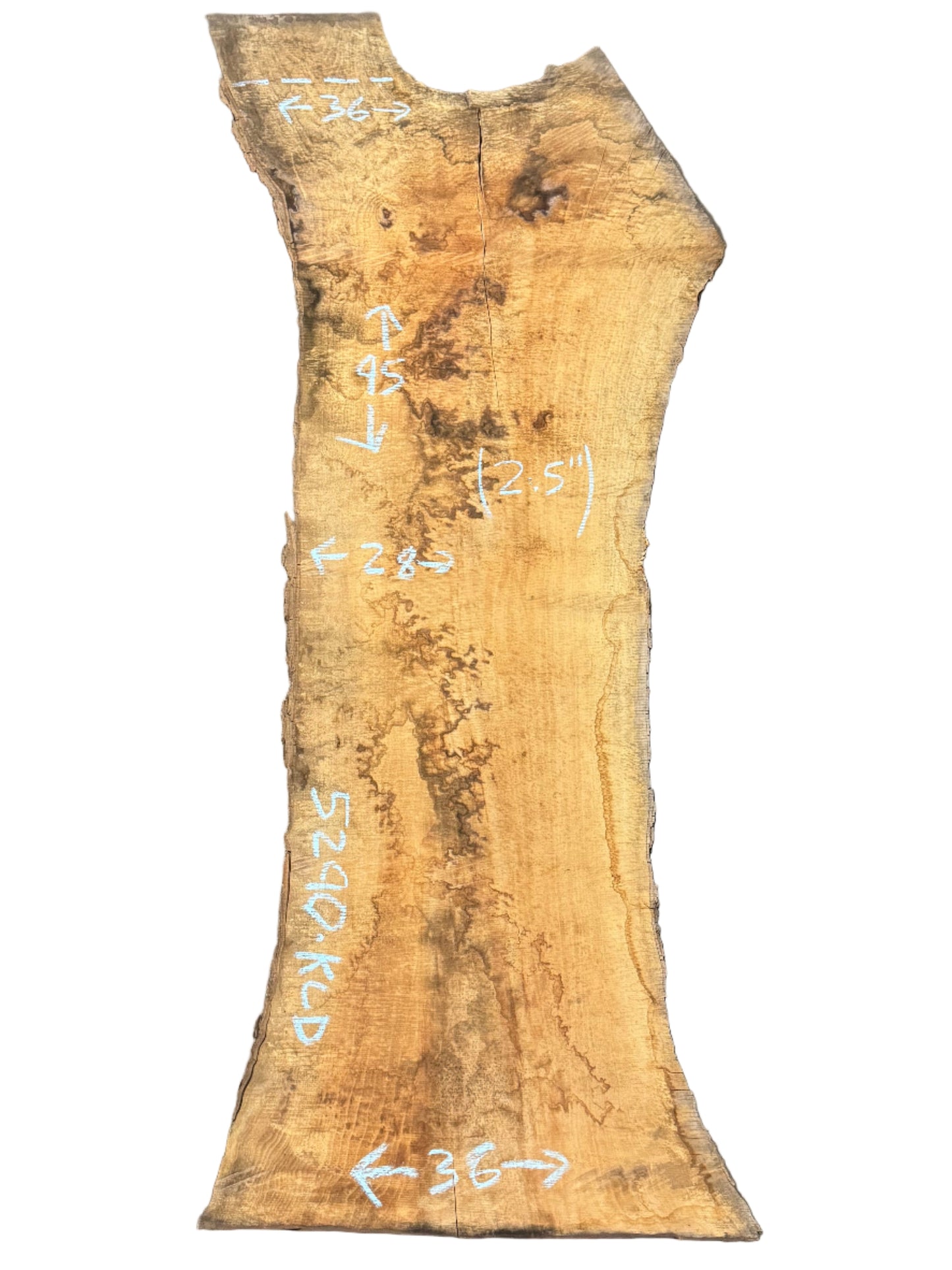 Sycamore Live Edge Slab 5290.ALD