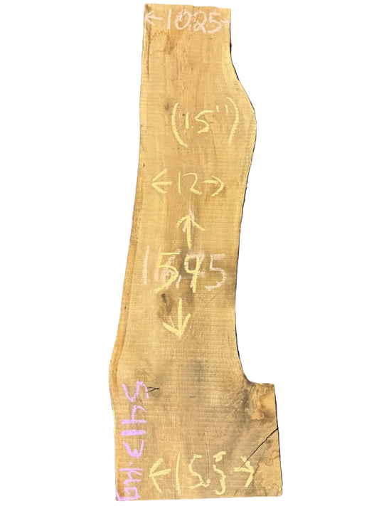 White Oak Live Edge Slab 5413.KWI