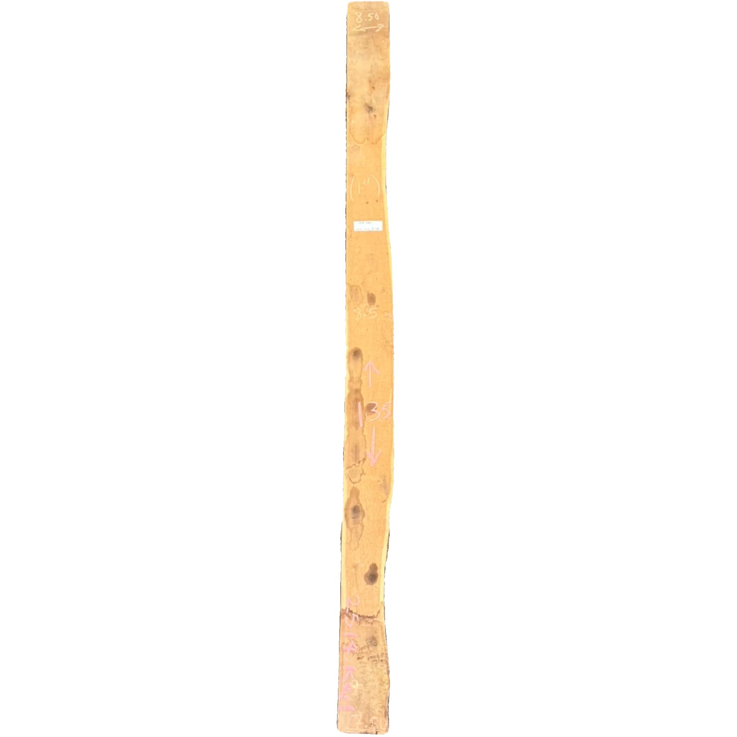 White Oak Live Edge Slab 2514.KWI