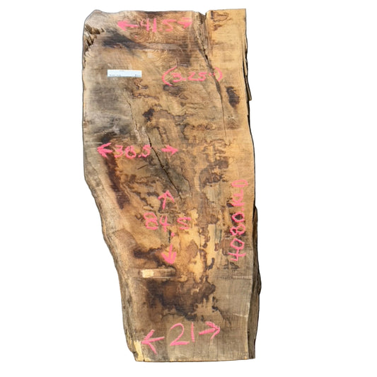 White Oak Live Edge Slab 4080.KLD