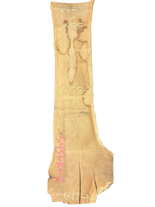 White Oak Live Edge Slab 5456.KWI